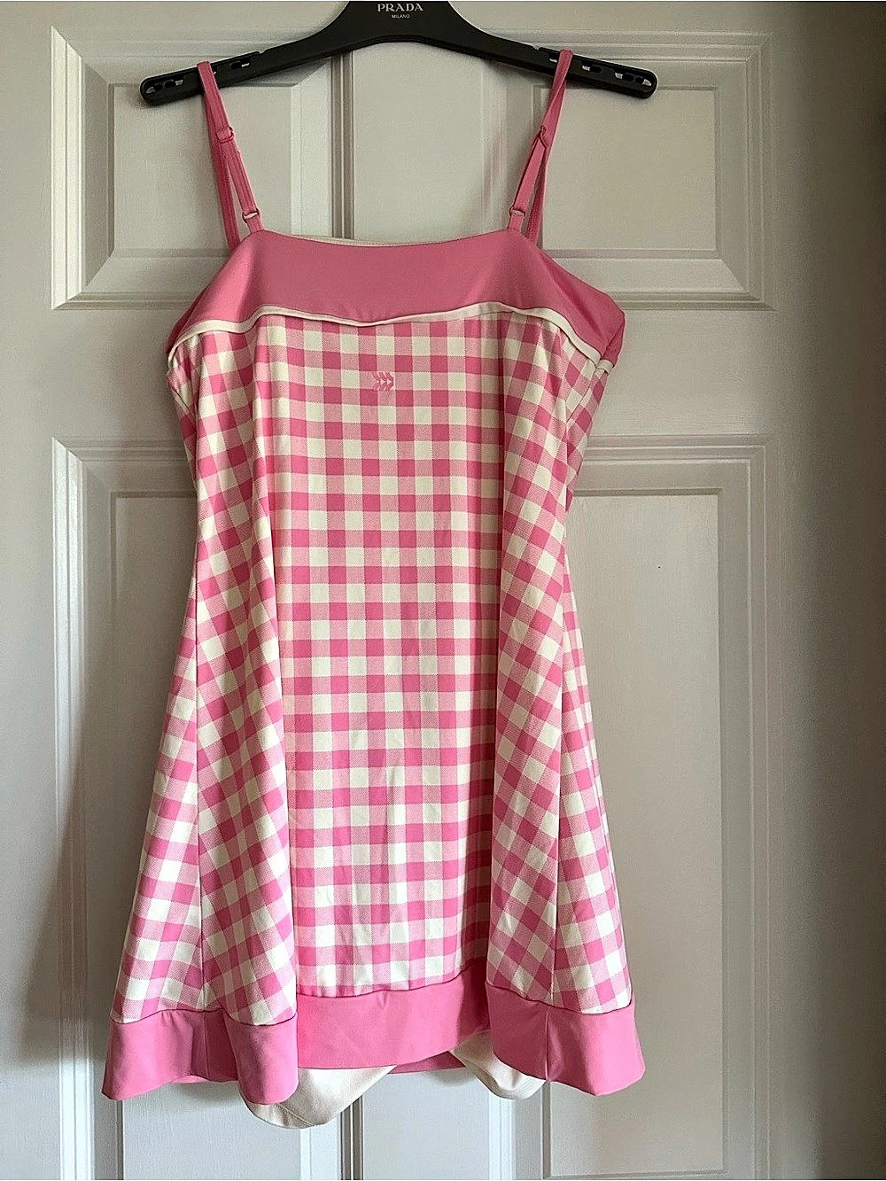 all in motion Women'Small Everyday Soft Active Court Dress Pink & White Size